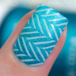 83 Hawaiian Blue, Stamping Neglelak, Colour Alike (u)